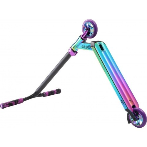 Sacrifice Flyte 100 Neochrome Purple Grafitti Stunt Scooter