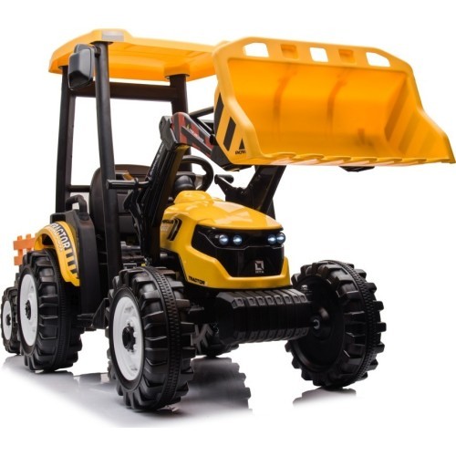 MEGA D68 Tractor Vehicle With Trailer Yellow