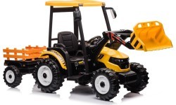 MEGA D68 traktors ar piekabi, dzeltens