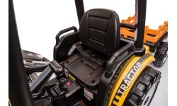 MEGA D68 traktors ar piekabi, dzeltens