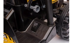 MEGA D68 traktors ar piekabi, dzeltens