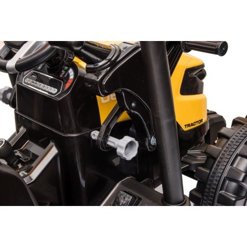 MEGA D68 traktors ar piekabi, dzeltens