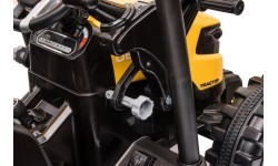 MEGA D68 traktors ar piekabi, dzeltens