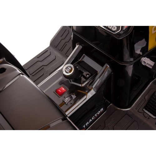 MEGA D68 traktors ar piekabi, dzeltens