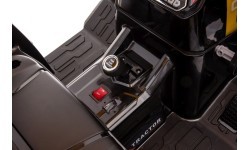 Трактор MEGA D68 с прицепом, жёлтый