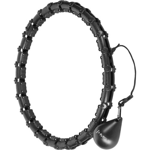 Hula Hoop HHW11 komplekts, melns, ar atsvaru un vidukļa balstu BR163 Plus Size HMS
