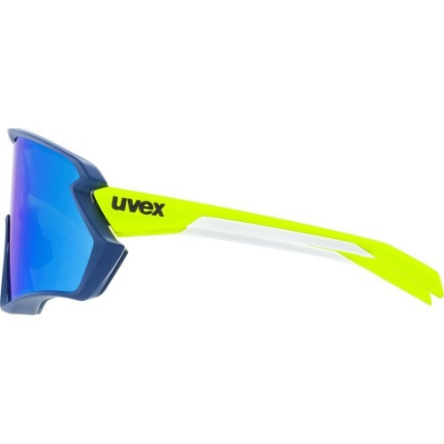 Uvex sportstyle 231 2.0 glasses, blue-yellow matt / mirror blue