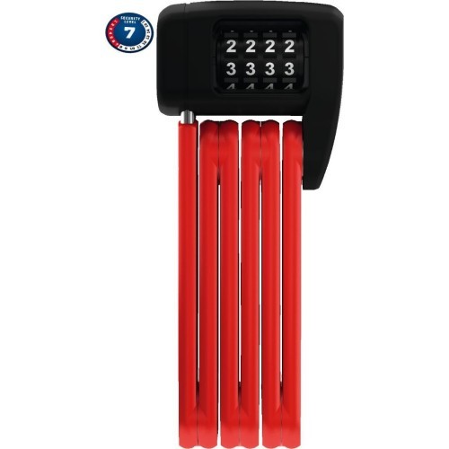 Slēdzene Abus Bordo Combo Lite Mini 6055C/60 (sarkana)