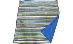 Picnic Blanket Cattara Spring - Blue/Sriped 150x150cm