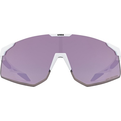 Очки Uvex Pace Perform CV, white matt / mirror lavender