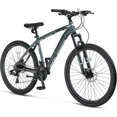 Velosipēds UMIT Solaris XC HYD 29", 21 ātrums, izmērs 20" (51 cm), pelēks