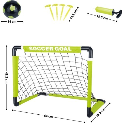 Salokāms futbola vārtu komplekts inSPORTline FSGS250