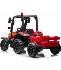 Tractor Vehicle BLAST With Trailer Red