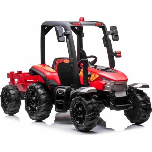 Tractor Vehicle BLAST With Trailer Red