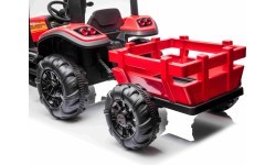 Tractor Vehicle BLAST With Trailer Red