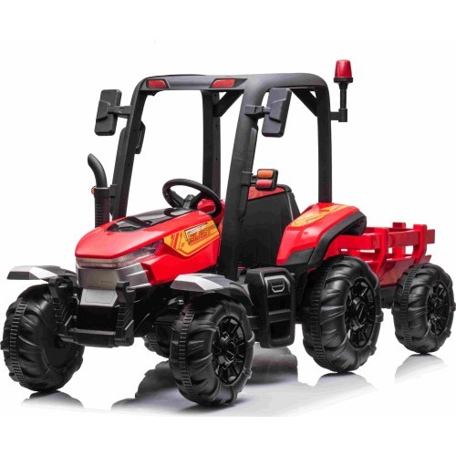 Tractor Vehicle BLAST With Trailer Red