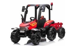 Tractor Vehicle BLAST With Trailer Red