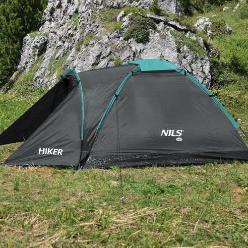 Tūrisma telts Nils Camp Hiker NC6010, pelēka