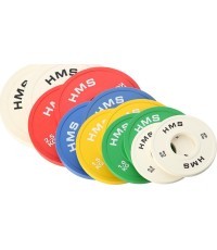 Olimpiskais bumper svaru disks CBRS05 HMS - 2 x 5 kg