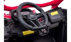 Elektromobilis bagijs Maverick Turbo RR, sarkans