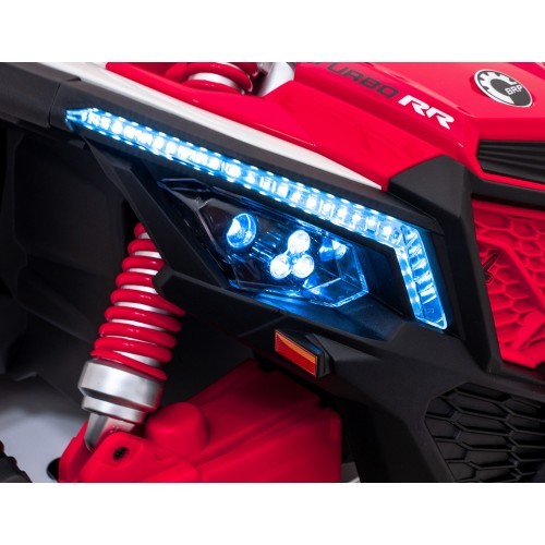 Elektromobilis bagijs Maverick Turbo RR, sarkans