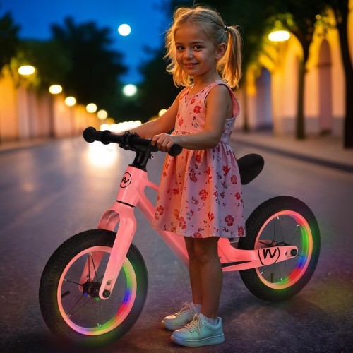 RB901 LED BALANCER WHEELS 12'' INFLATABLE WHEELS PINK NILS FUN