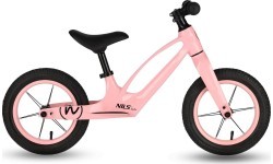 Balansa velosipēds NILS Fun RB901 LED ar 12 collu piepūšamiem riteņiem, rozā
