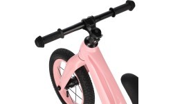Balansa velosipēds NILS Fun RB901 LED ar 12 collu piepūšamiem riteņiem, rozā