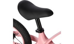 Balansa velosipēds NILS Fun RB901 LED ar 12 collu piepūšamiem riteņiem, rozā