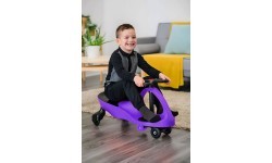 Gravitācijas mašīna bērniem ar LED riteņiem, violeta ECOTOYS