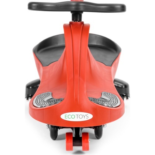 Gravity ride vehicle for kids LED wheels red ECOTOYS