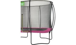 EXIT Silhouette trampoline 244x366cm - pink Outdoor Rectangular Coil spring Above ground trampoline