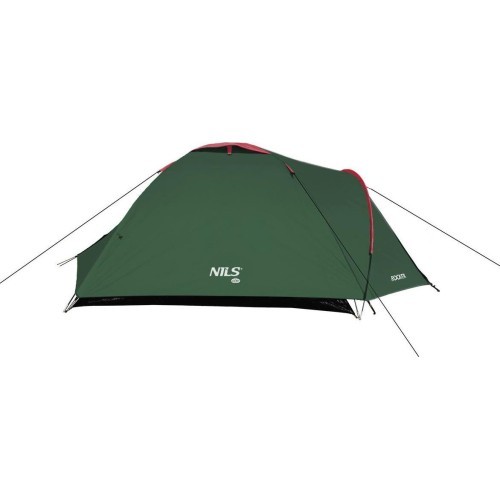 Kempinga telts Nils Camp Rocker NC6013, zaļi sarkana