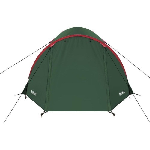 Kempinga telts Nils Camp Rocker NC6013, zaļi sarkana