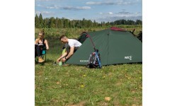 NC6013 GREEN-RED CAMPING TENT ROCKER NILS CAMP