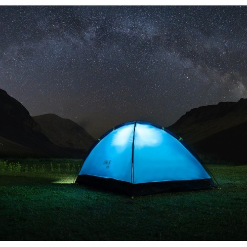 NC6033 CAMPING TENT LIGHT GRAY-BLUE NIGHTFALL NILS CAMP