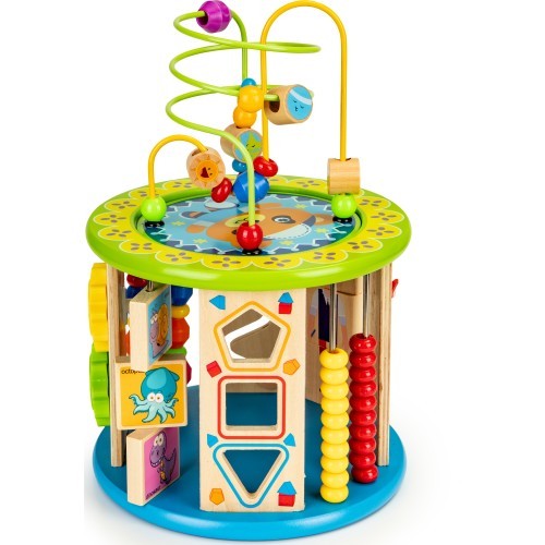 Koka izglītojošais kubs EcoToys