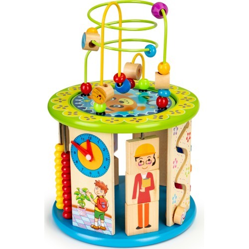 Wooden educational cube EcoToys