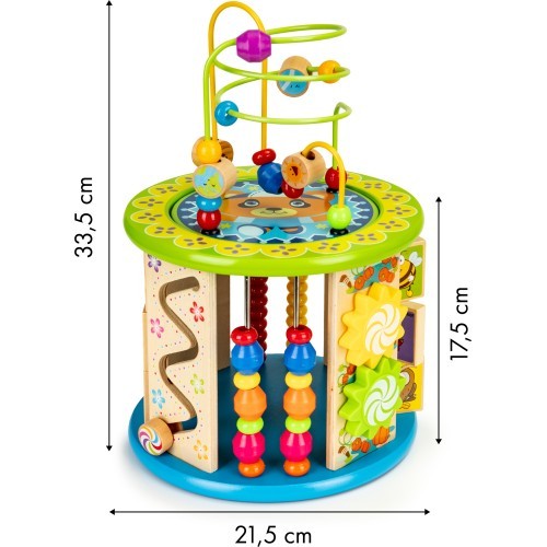 Wooden educational cube EcoToys
