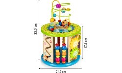 Wooden educational cube EcoToys