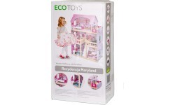 Wooden doolhouse with Furniture and LED EcoToys