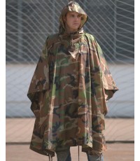 Wet Weather Poncho MIL-TEC Ripstop - Woodland