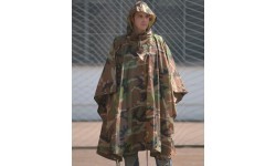 Lietus poncho MIL-TEC Ripstop, Woodland