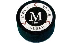 KamuiClear Black Cue Tip Medium 13mm 1pc