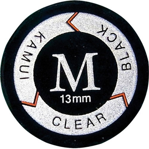 Наклейка для бильярдного кия KamuiClear Black Medium 13 мм, 1 шт.