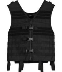 Melna taktiskā MOLLE veste GEN.II