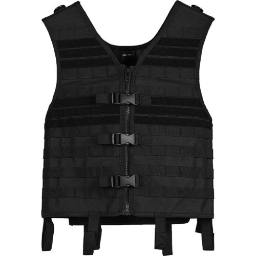 Melna taktiskā MOLLE veste GEN.II