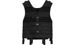 Чёрный тактический жилет MOLLE GEN.II