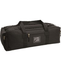 BLACK COMBAT DUFFLE BAG