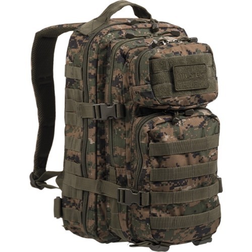Taktiskā mugursoma Mil-Tec Assault Small 20 l, kamuflāžas
